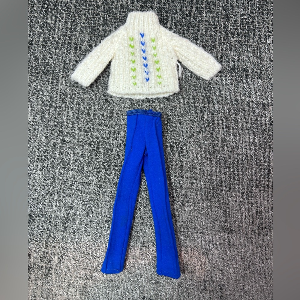 1967 Mattel Barbie Francie Doll #1279 - "The Bridge Bit" Sweater & Pants-Vintage